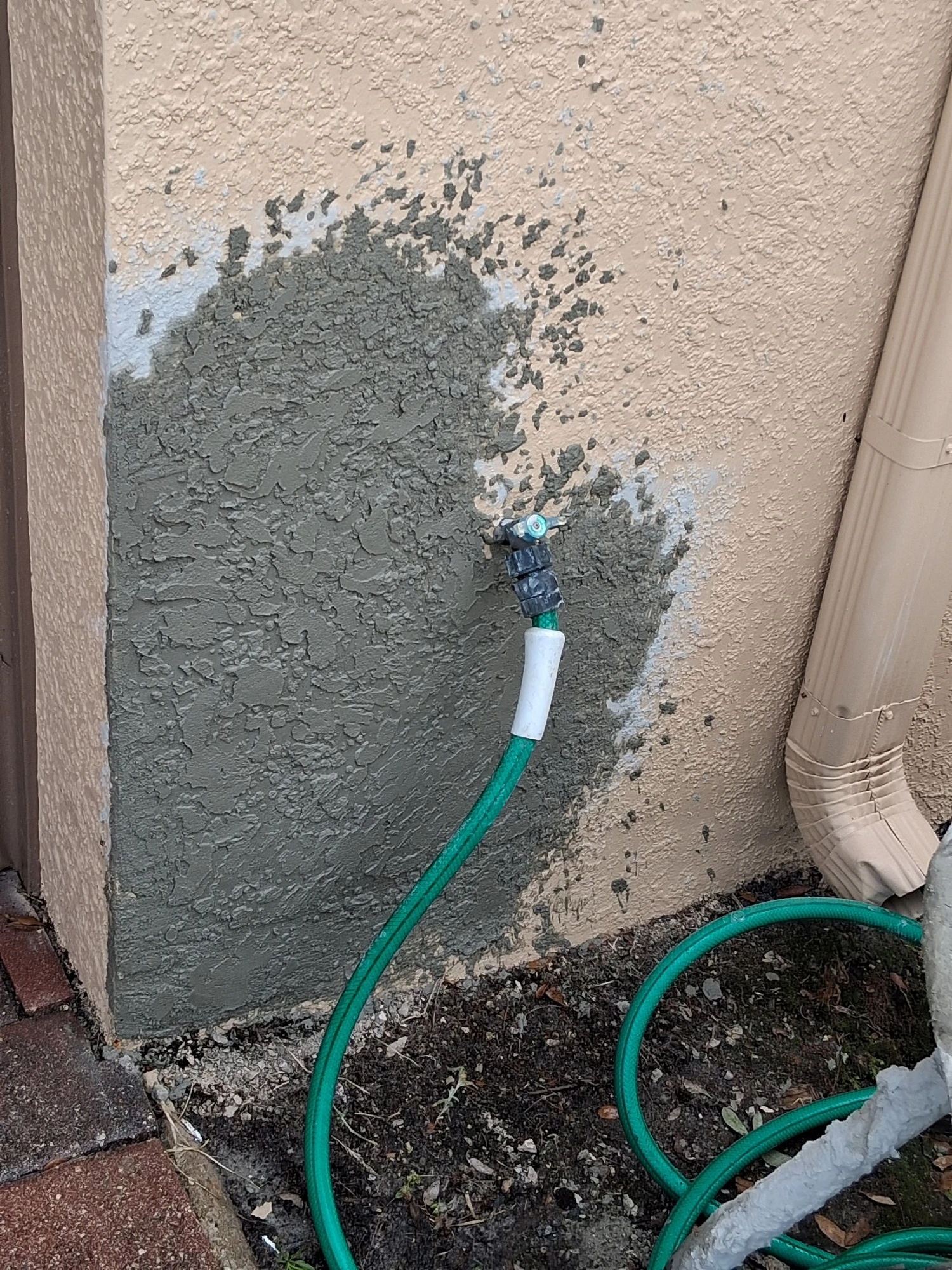 New Stucco Installation